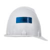 AccuformNMC Adhesive Retro-Reflective Hard Hat Helmet Stickers, 1" x 4" Fluorescent Strips, LHR104BU Bright Blue (Pack of 16) view 3