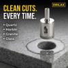 Diamond Hole Saw Kit 5 Pc 3/8 to 1 Inch for Tile Faucet Countertop Drilax view 4