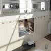 GOWE 22 inch bathroom TV waterproof TV washroom TV Mirror TV, Panel Color : Black view 2