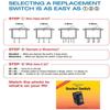 RV Designer S659, Wall Plate Switch, Triple, On/Off, Brown, 3.53 inches x 4 inches view 3