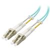 Cable Matters 40Gb OFNP Plenum Rated Multimode Duplex 50/125 OM3 Fiber Cable, LC to LC Fiber Optic Cable - 6.6ft / 2m view 1