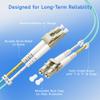 Cable Matters 40Gb OFNP Plenum Rated Multimode Duplex 50/125 OM3 Fiber Cable, LC to LC Fiber Optic Cable - 6.6ft / 2m view 4