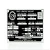 ItsYourAirplane.com, LLC Reproduction Pratt & Whitney R-985-AN Data Plate view 1