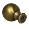 Royal Designs Large Ball Lamp Finial for Lamp Shade, 2 Inch, Antique Brass - Set of 2 view 4