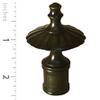 Royal Designs Umbrella Lamp Finial for Lamp Shade, 2.5 Inch, Antique Brass - Set of 2 view 3