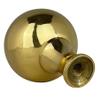 Royal Designs Large Ball Lamp Finial for Lamp Shade, 2 Inch, Polished Brass - Set of 2 view 2