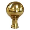 Royal Designs Large Ball Lamp Finial for Lamp Shade, 2 Inch, Polished Brass - Set of 2 view 4