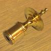 Royal Designs Umbrella Lamp Finial for Lamp Shade, 2.5 Inch, Polished Brass - Set of 2 view 2