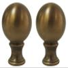 Royal Designs Small Ball Lamp Finial for Lamp Shade, 2 Inch, Antique Brass - Set Of 2 view 1
