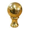 Royal Designs Small Ball Lamp Finial for Lamp Shade, 2 Inch, Polished Brass - Set Of 2 view 3