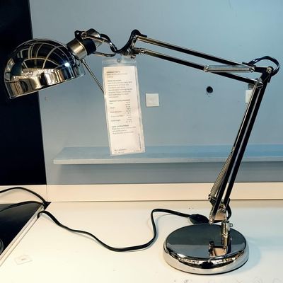 IKEA 601.467.64 Forsa Work Lamp, Nickel Plated