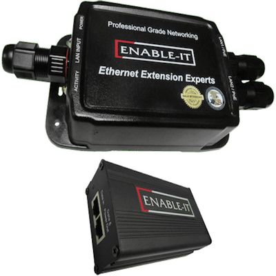 828WP PoE Ethernet Extender Gigabit Outdoor 2-Port Over 4-Pair Wiring