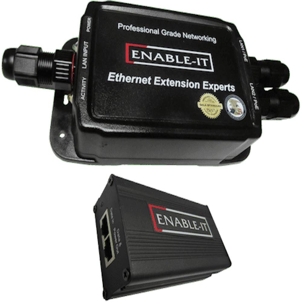 828WP PoE Ethernet Extender Gigabit Outdoor 2-Port Over 4-Pair Wiring