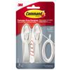 3M Command 17304ES Cable Bundler, White, 2/Pack view 1