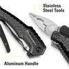 Kilimanjaro Multi-Tool, Full-Size Pliers, Blade Cuts Wood, Hose, Rope, Screwdriver, Wire Cutter, 8-1/2 Inches, Magnus Multifunction - 910056 , Black view 4