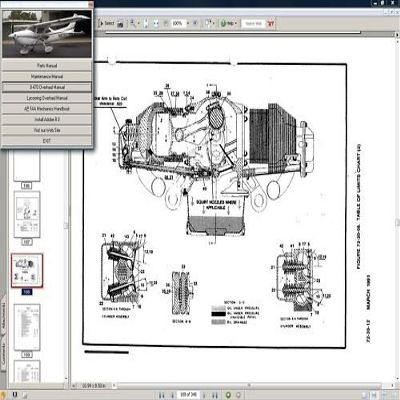 C 182 Skylane Service Repair Maintenance Manual Library + Engine 1956-1968