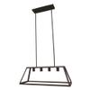 Yosemite Home Decor Bronze 480-4D-ORB 4-Light Chandelier Without Glass, Oil Rubbed Finish, 15.5 x 30 x 46 view 1