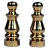 Creative Hobbies ELY505 Solid Brass Finial for Lamp Shades, 1 Inch Tall -Pack of 2 view 1