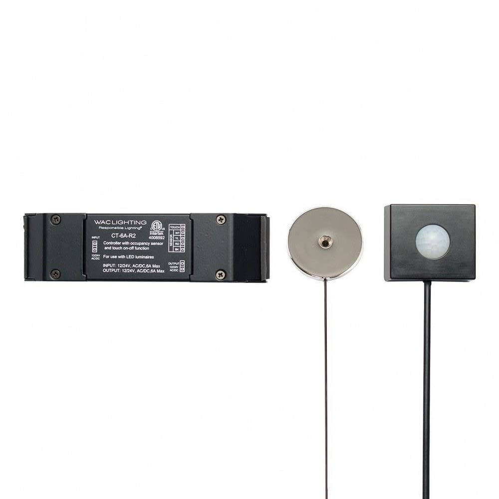 WAC Lighting CT-6A-R2 Contemporary Touch On/Off Control and Occupancy Sensor , Black