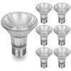 Par 20 6 Pack FL25 35PAR20/FL 35 Watt Halogen Spot Light Bulb Replacement 120V 130V Base Flood Beam Lighting Range Hood Oven PAR20 Reflector Excel Bulbs DL Kitchen Bathroom Ceiling Can Lamp 35W E26 6P view 1