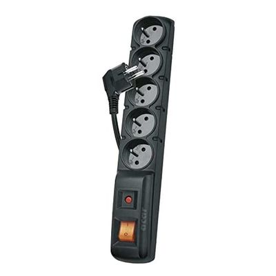 Emos 1909050153 surge protector - surge protectors (Black)