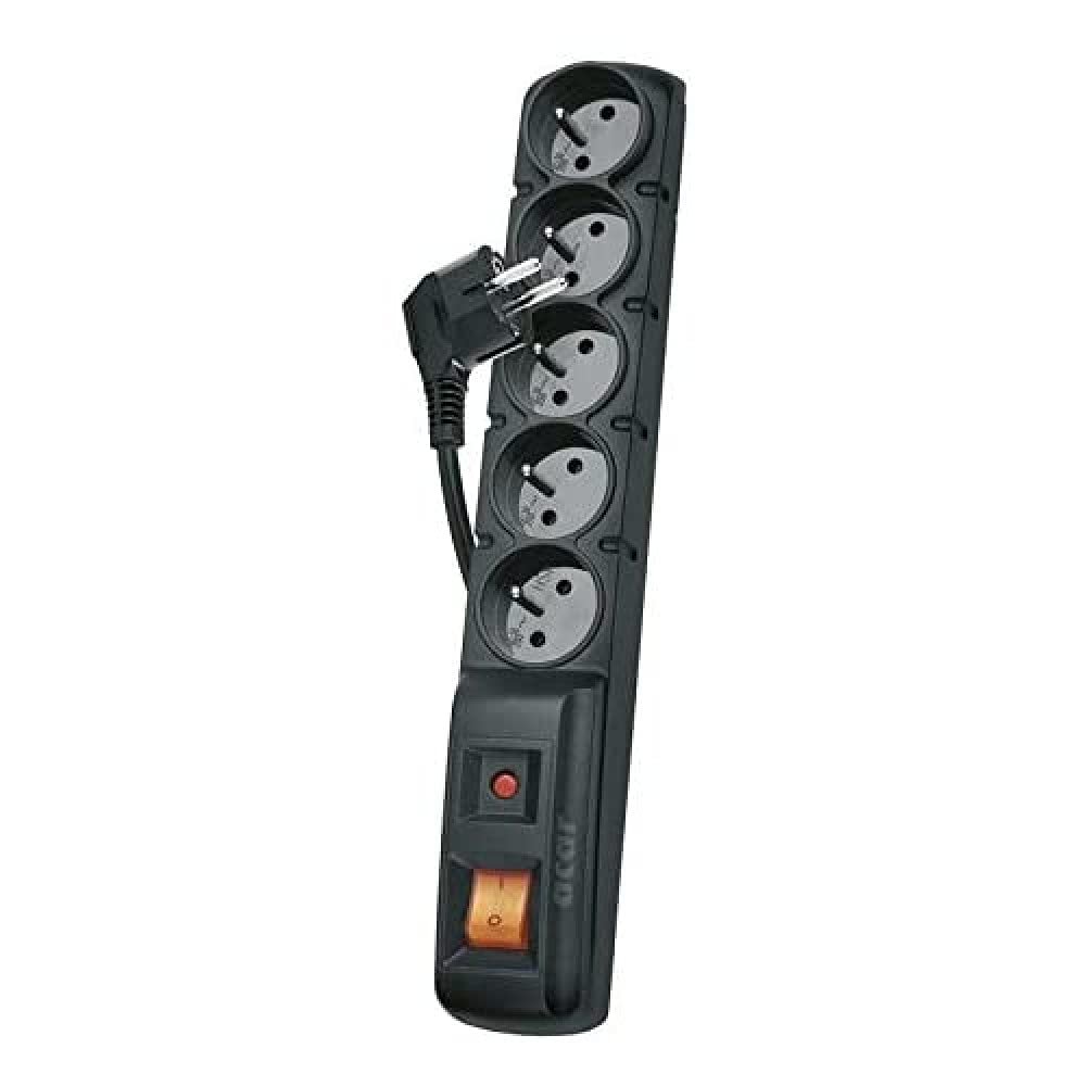 Emos 1909050153 surge protector - surge protectors (Black)