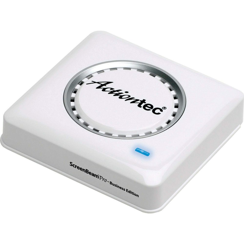 Action: ScreenBeam Pro Business Edition - White, Water Purification Unit, 50 Ft Range, Full HD, 1920 x 1080, Lightweight Plastic