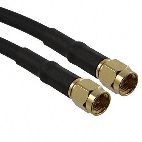 12.0 inch (304.8mm) RG-58 SMA Male Plug to SMA Male Plug Coaxial RF Cable 50 Ohm Ships Fast from United States!