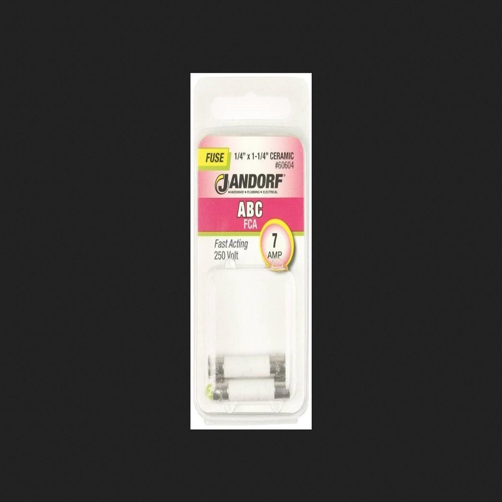 JANDORF SPECIALTY HARDWARE 60604 Cartridge Fuse
