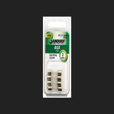 Jandorf Specialty Hardw Fuse Agx 3A Fast Acting 60659