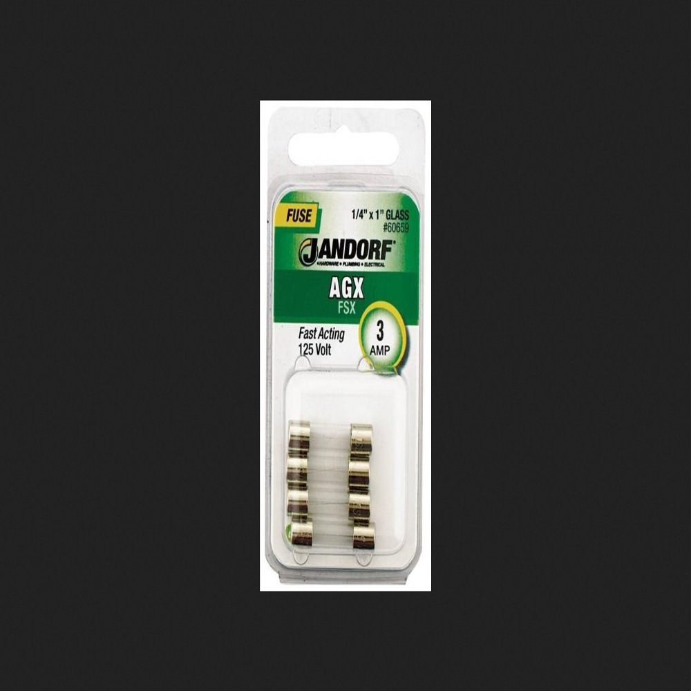 Jandorf Specialty Hardw Fuse Agx 3A Fast Acting 60659