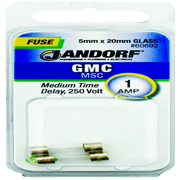 JANDORF SPECIALTY HARDWARE 60692 Fuse Time Delay Glass