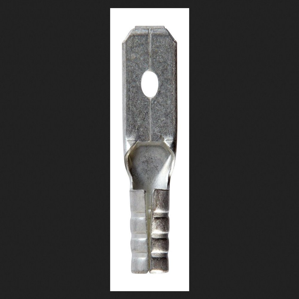 JANDORF SPECIALTY HARDWARE 60871 Disconnect Terminal, 16-14 Awg, Non-Insulated, Tin Plated Copper