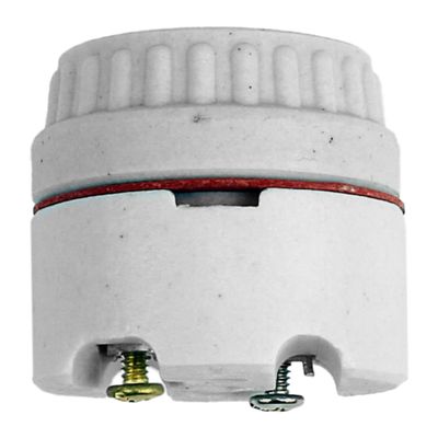 Socket, 2-Piece Keyless Porcelain: Reliable Connection for Enhanced Convenience