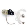 Switch, Pull Chain, Nickel, On/Off: Sleek Finish for Modern Lighting Solutions view 1