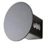 LFPartS Blank Trailer Metal Hitch Tube Cover Fits 2" Receivers (Round Black) view 1