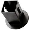 LFPartS Blank Trailer Metal Hitch Tube Cover Fits 2" Receivers (Round Black) view 2