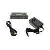USBGear 4 Port USB 2.0 Mini Metal Hub with Mounting Flanges, 480Mbps Data Transfer, LED Port Indicators, Includes Power Adapter view 2