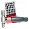ToolUSA Premium Capital Letter & Alphabet Punch Set | Carbon Hardened Steel | 36 Stamps: A-Z, 0-8, & Symbol | 6" (15.2 cm) Ball Pein Hammer | Precision Marked for Optimal Use view 1