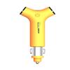 Schatzii T-BONE 3-In-1 Car Charger/PwrBnk/LED Flashlight Yellow - Retail Packaging - Yellow view 1