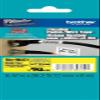 Brother TZEFX631 TZe Flexible Labeling Tape for P-Touch Labelers, 1/2in x 26.2ft, Blk on Yellow view 2