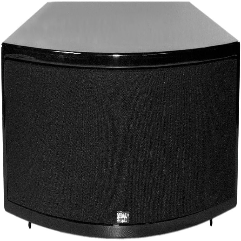 Earthquake Sound Theia Center Channel Speaker - (4) 4" Kevlar Cone Woofers, (2) 1" Silk Dome Neodymium Tweeters, and 10" SLAPS Passive Radiator - Single, Hi-Gloss Piano Black
