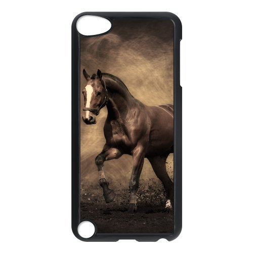 Horse Pattern Customized Hard Plastic Cover Case fits iPod Touch 5th ipod5-linda68