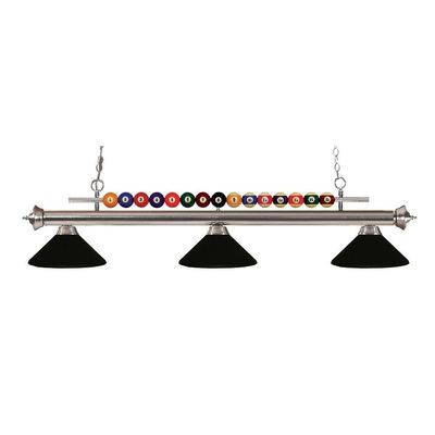 Shark - 3 Light Island/Billiard in Billiard Style - 16 Inches Wide by 15 Inches High