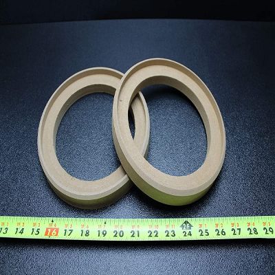 Audiopipe RING-6.5GR Universal 6.5" MDF Speaker Rings with Grill Cutouts