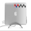 Amyl Nitrite aka Popper - Molecular Ball and Stick Model - Full Color Decal for Macbook, Laptop, Car, or Truck - Sticker view 1