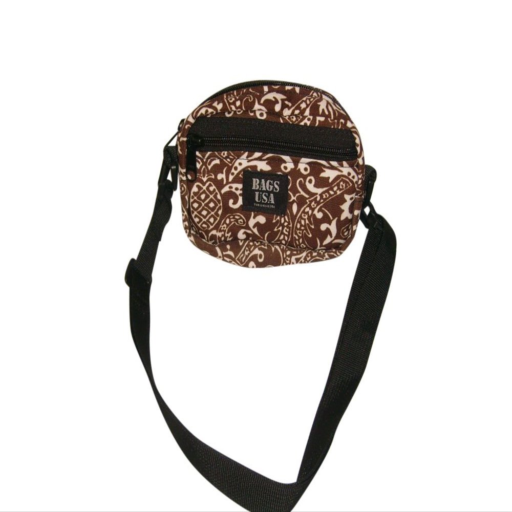 Camera Bag Fit's Most Digital Camera Padded Bag with Belt Loop Made In USA. (Verigated Brown)