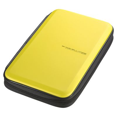 Sanwa Supply FCD-WLBD56Y 56 Disc Compatible Semi-Hard Case, Yellow