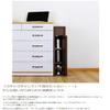 (Mihamanokagu) Router Storage Box, 5.9 inches (15 cm) Wide, (RB-15S) Brown view 3