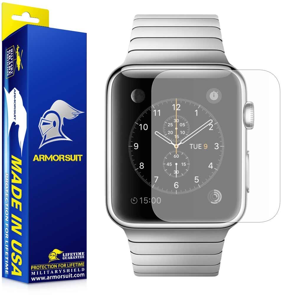 ArmorSuit Anti-Glare Matte Screen Protector for Apple Watch Series 1/2/3 42mm MilitaryShield Anti Bubble Film